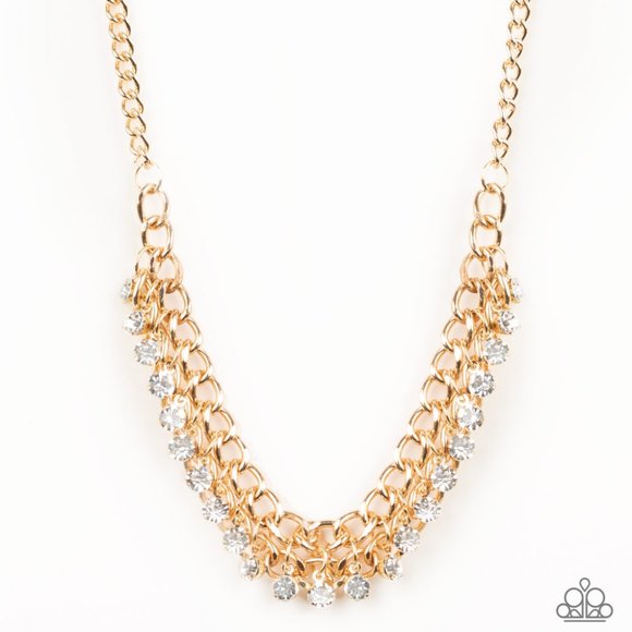 Glow and Grind - Gold Necklace Set # 385